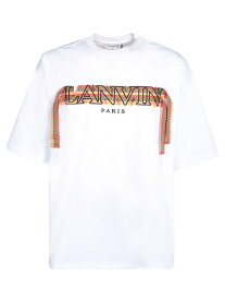 LANVIN ランバン ホワイト White Tシャツ メンズ 秋冬2023 RMTS0026 J198A23 01 【関税・送料無料】【ラッピング無料】 ia