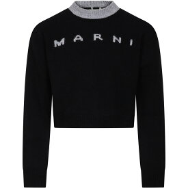 【楽天スーパーSALE!!50000円以上3000円OFFクーポン対象】 MARNI マルニ ブラック Black トップス ガールズ 春夏2023 M00623 M00ML 0M900 【関税・送料無料】【ラッピング無料】 ia