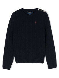 POLO RALPH LAUREN ポロ・ラルフローレン トップス ガールズ 秋冬2023 312.877375.006 006 HUNTER NAVY HARVARD WINE 【関税・送料無料】【ラッピング無料】 ia