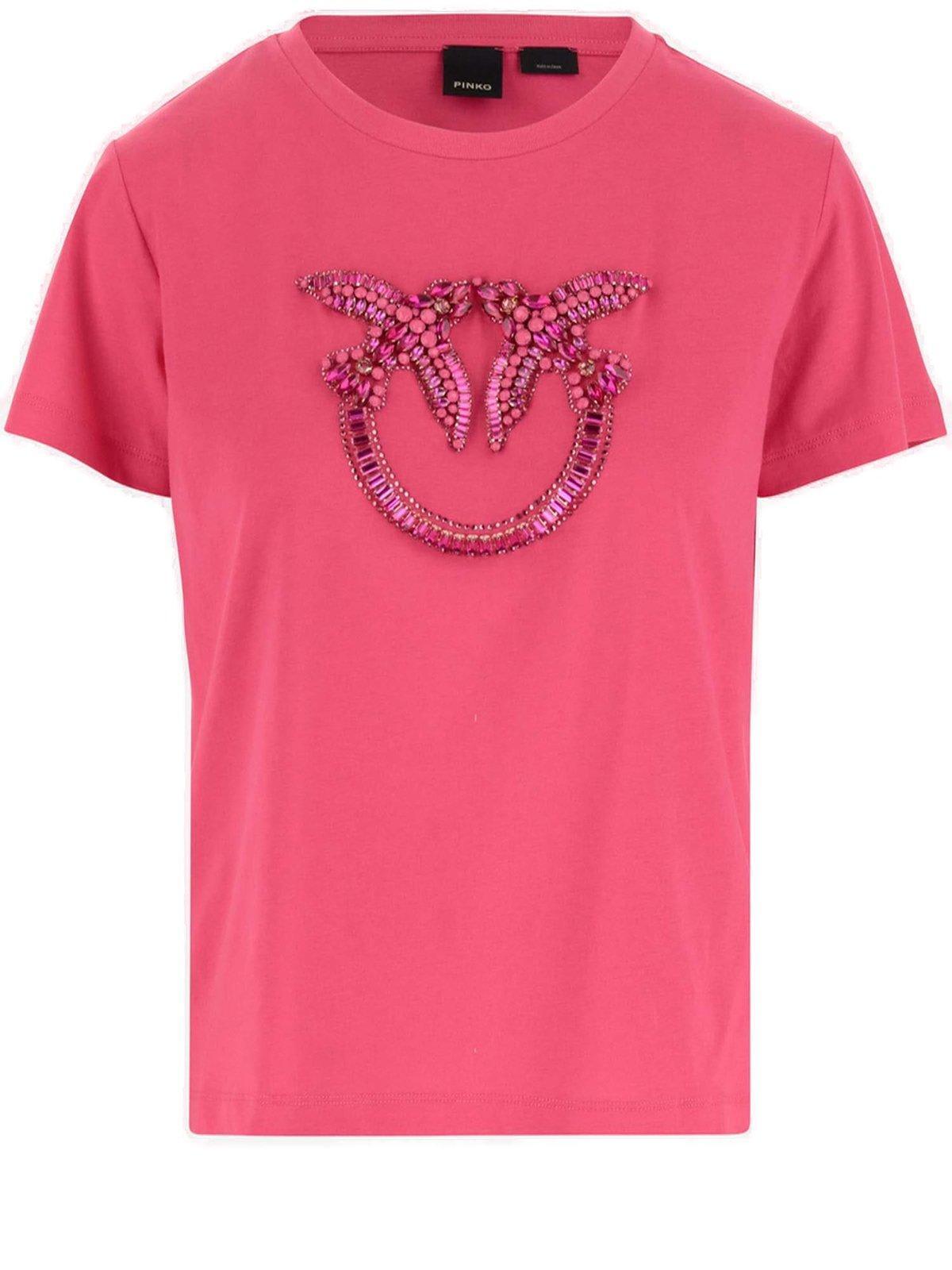 PINKO ピンコ ピンク Pink Tシャツ レディース 秋冬2023 100535A15D N17 【ラッピング無料】 iaのサムネイル