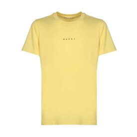 MARNI マルニ イエロー Yellow Tシャツ メンズ 春夏2023 HUMU0198PD USCS87L1Y20 【関税・送料無料】【ラッピング無料】 ia