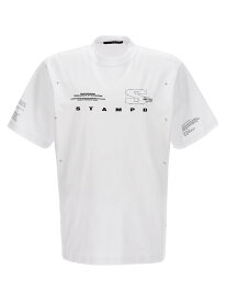 STAMPD スタンプド ホワイト White/Black Tシャツ メンズ 秋冬2023 SLAM3269TEWHT 【関税・送料無料】【ラッピング無料】 ia