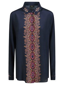 【本日5の付く日ポイント4倍!!】 ETRO エトロ ブルー Blue シャツ レディース 秋冬2023 124005289 200 【関税・送料無料】【ラッピング無料】 ia