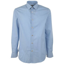 【5のつく日は全商品ポイント4倍】 PAUL SMITH ポールスミス ブルー Blue シャツ メンズ 春夏2023 M1R.800P3.K01918 41 BLUE 【関税・送料無料】【ラッピング無料】 ia