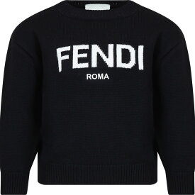 【毎月1日はエントリーでポイント3倍！】 FENDI FENDI ブラック Black スウェット ボーイズ 秋冬2023 JUG147 AOCH F0GME 【関税・送料無料】【ラッピング無料】 ia