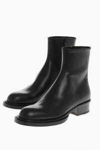 �A���L�T���_�[ �}�b�N�C�[�� ALEXANDER MCQUEEN �t���b�g�u�[�c �u�[�c �����Y �u���b�N Flat boots 750383 WIDY0 1000 �֐� �������� 2026SS dk