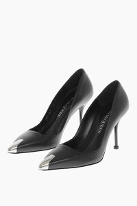 �A���L�T���_�[ �}�b�N�C�[�� ALEXANDER MCQUEEN �n�C�q�[�� �p���v�X ���f�B�[�X �u���b�N High heels 757495 WIEA1 1081 �֐� �������� 2026AW dk
