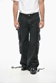 44 LABEL GROUP パンツ メンズ ブラック Cargo trousers B0030534FA408291 関税 送料無料 ラッピング無料 2025AW dk
