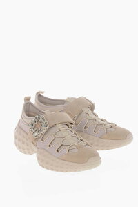 ���W�F ���B���B�G ROGER VIVIER �t���b�g�X�j�[�J�[ �X�j�[�J�[ ���f�B�[�X �z���C�g Flat sneakers RVW63738940UBE1V34 �֐� �������� 2026SS dk