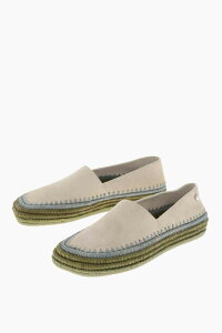 ���G�x LOEWE �t���b�g�V���[�Y �t���b�g�V���[�Y ���f�B�[�X �x�[�W�� Flat Shoes L815283X24 1130 �֐� �������� dk