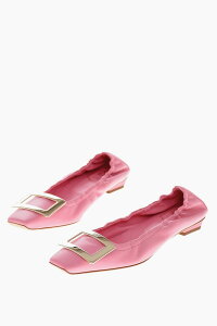 ���W�F ���B���B�G ROGER VIVIER �t���b�g�V���[�Y �t���b�g�V���[�Y ���f�B�[�X �s���N Flat Shoes RVW7594104091TM428 �֐� �������� dk