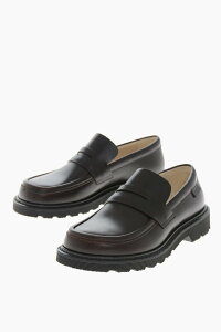 ���G�x LOEWE ���[�t�@�[ ���f�B�[�X �u���E�� Loafers LLSB290X013110 �֐� �������� dk