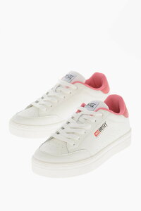 �f�B�[�[�� DIESEL �t���b�g�X�j�[�J�[ �X�j�[�J�[ �{�[�C�Y �z���C�g Flat sneakers BC0562 P6325 HA441 �֐� �������� dk
