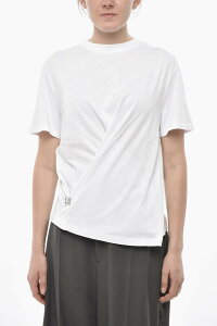 �W�o���V�B GIVENCHY �|���V���c T�V���c ���f�B�[�X �z���C�g T-shirts and polo shirts BW70E93YNF 100 �֐� �������� dk