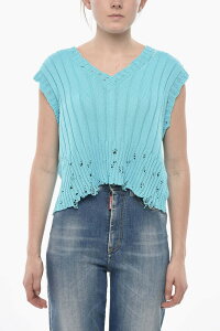 �}���j MARNI �Z�[�^�[ �j�b�g�E�F�A ���f�B�[�X �u���[ Knitwear CVMD0126A0 UFC655 00B44 �֐� �������� dk