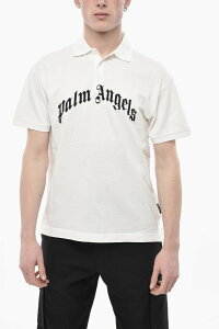 �p�[�� �G���W�F���X PALM ANGELS �|���V���c �����Y �z���C�g Polo shirts PMGB012S25FAB0030310 �֐� �������� dk
