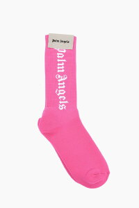 �p�[�� �G���W�F���X PALM ANGELS �C�� �\�b�N�X ���f�B�[�X �s���N Socks PWRA007S24FAB0016801 �֐� �������� dk