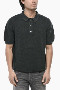�p�[�� �G���W�F���X PALM ANGELS �|���V���c �����Y �O���[ Polo shirts PMHV005S24KNI0011010 �֐� �������� dk