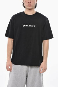 �p�[�� �G���W�F���X PALM ANGELS T�V���c �����Y �u���b�N T-shirts PMAA089S24JER0021001 �֐� �������� dk