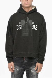 �f�B�[�X�N�G�A�[�h DSQUARED2 �X�E�F�b�g�V���c �g���[�i�[ �����Y �u���b�N Sweatshirts S74GU0860 S25599 900 �֐� �������� 2026SS dk