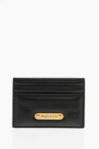 �A���L�T���_�[ �}�b�N�C�[�� ALEXANDER MCQUEEN �J�[�h�z���_�[ ���z ���f�B�[�X �u���b�N Wallets and Card Holders 805498 1AAWG 1000 �֐� �������� dk