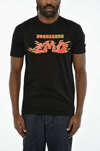 �f�B�[�X�N�G�A�[�h DSQUARED2 T�V���c �����Y �u���b�N T-shirts S71GD1313 S23009 900 �֐� �������� 2026SS dk