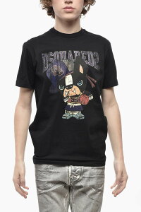 �f�B�[�X�N�G�A�[�h DSQUARED2 T�V���c �����Y �u���b�N T-shirts S74GD1262 S23009 900 �֐� �������� 2026SS dk