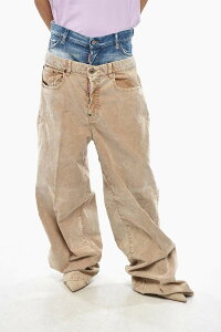�f�B�[�X�N�G�A�[�h DSQUARED2 �p���c ���f�B�[�X �x�[�W�� Cargo trousers S72LB0678S53162124 �֐� �������� 2026AW dk