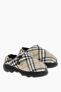 �o�[�o���[ BURBERRY �t���b�g�V���[�Y �T���_�� �����Y �x�[�W�� Flat Shoes 8092649 C1200 �֐� �������� dk
