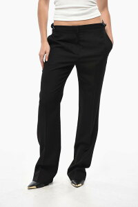 �U ���E THE ROW �Y�{�� �p���c ���f�B�[�X �u���b�N Trousers 8303 W3181 BLK �֐� �������� dk