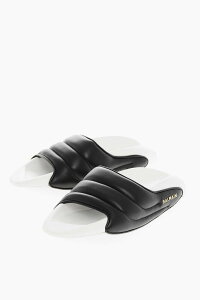 �o���}�� BALMAIN �t���b�g�V���[�Y �T���_�� �����Y �u���b�N Flat Shoes XM0VL299LPQPEAB �֐� �������� dk