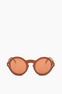 �����_ �t�@���[ LINDA FARROW �T���O���X �T���O���X�E���K�l �����Y �I�����W Sunglasses PL77 BROWN �֐� �������� dk