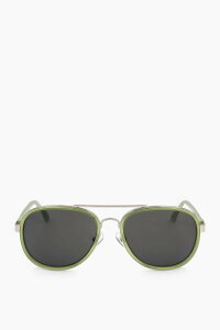 �����_ �t�@���[ LINDA FARROW �T���O���X �T���O���X�E���K�l �����Y �O���[�� Sunglasses DVN97 GREEN �֐� �������� dk