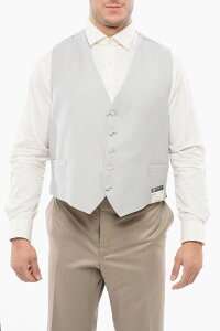 �R���l���A�[�j CORNELIANI �E�G�X�g�R�[�g �x�X�g �����Y �O���[ Waistcoats 76C891 0088054 026 �֐� �������� 2026SS dk