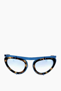 �����_�E�t�@���[ LINDA FARROW �T���O���X �T���O���X�E���K�l ���f�B�[�X �u���E�� Sunglasses EDM3 003 �֐� �������� dk