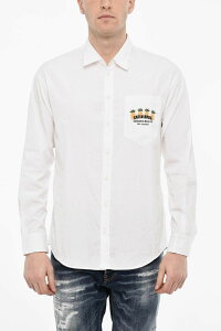 �f�B�[�X�N�G�A�[�h DSQUARED2 �V���c �����Y �z���C�g Shirts S71DM0707 S36275 100 �֐� �������� dk