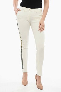 �t�B���b�v�v���C�� PHILIPP PLEIN �Y�{�� �p���c ���f�B�[�X �z���C�g Trousers P17C WRT0067 PTE044N 01 �֐� �������� dk