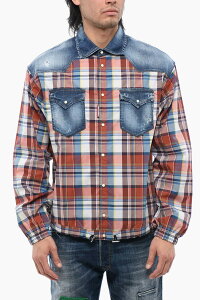 �f�B�[�X�N�G�A�[�h DSQUARED2 �V���c �����Y �}���`�J���[ Shirts S71DM0702 S78603 001F �֐� �������� dk