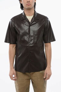 �i�k�[�V���J NANUSHKA �V���c �����Y �u���E�� Shirts NM23PFSH00178 0 COFFEE GROUND �֐� �������� dk