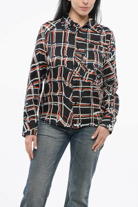�{�b�e�K ���F�l�^ BOTTEGA VENETA �V���c ���f�B�[�X �}���`�J���[ Shirts 785339 V42X0 1078 �֐� �������� dk