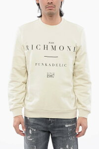 �W�������b�`�����h JOHN RICHMOND �X�E�F�b�g�V���c �g���[�i�[ �����Y Sweatshirts RMP24019FEBONE WASHED �֐� �������� dk