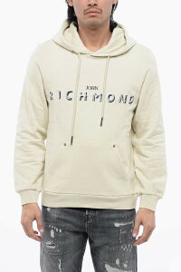 �W�������b�`�����h JOHN RICHMOND �X�E�F�b�g�V���c �g���[�i�[ �����Y �x�[�W�� Sweatshirts RMP24015FEBONE WASHED �֐� �������� dk