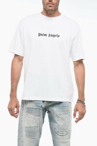 �p�[�� �G���W�F���X PALM ANGELS T�V���c �����Y �z���C�g T-shirts PMAA089F23JER0020110 �֐� �������� dk