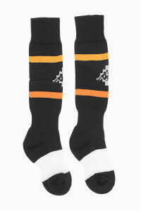 �}���Z�� �o�[���� MARCELO BURLON �C�� �\�b�N�X �����Y �u���b�N Socks CMRA018S23KNI0011007 �֐� �������� dk