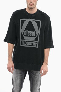 �f�B�[�[�� DIESEL �N���[�l�b�N�X�E�F�b�g�V���c �g���[�i�[ �����Y �u���b�N Crew neck sweatshirts A09025 0BKAA 900 �֐� �������� 2026SS dk