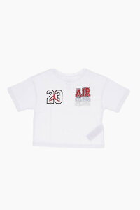 �i�C�L NIKE KIDS �����O�X���[�uT�V���c T�V���c �K�[���Y �z���C�g Long sleeve t-shirts 45C405-001 �֐� �������� dk