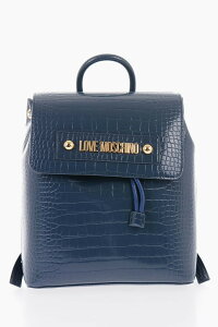 ���X�L�[�m MOSCHINO �����b�N�T�b�N �o�b�N�p�b�N ���f�B�[�X �u���[ Backpacks and bum bags JC4428PP0FKS0750 �֐� �������� dk