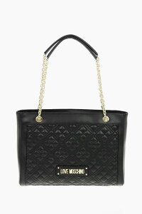 ���X�L�[�m MOSCHINO �g�[�g�o�b�O ���f�B�[�X �u���b�N Tote bags JC4006PP1ELA0000 �֐� �������� dk
