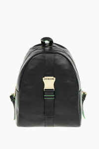 ���X�L�[�m MOSCHINO �����b�N�T�b�N �o�b�N�p�b�N ���f�B�[�X �u���b�N Backpacks and bum bags JC4372PP0FKH100C �֐� �������� dk