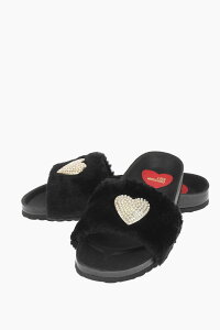 ���X�L�[�m MOSCHINO �T���_�� ���f�B�[�X �u���b�N Sandals JA28123G1EIY0000 �֐� �������� dk